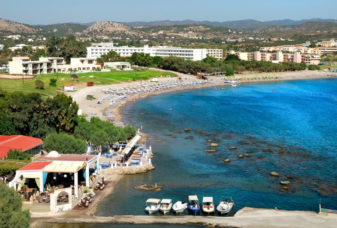 'Scenic view of Kolimbia bay at Rhodes. Greece' - Rodos