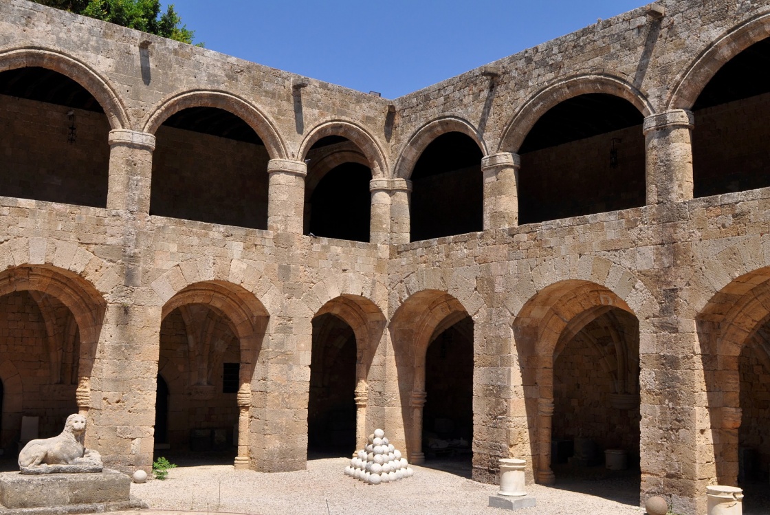 'Archaelogical museum,old town Rhodes, Greece' - Rodos