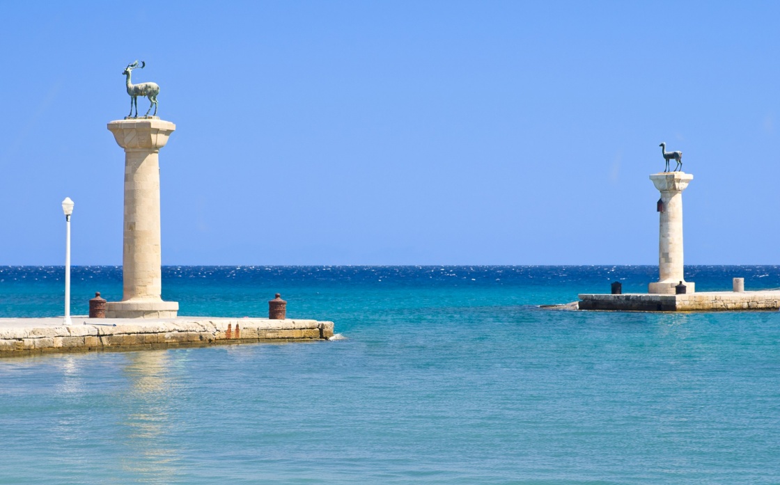 The Colossus of Rhodes - One of the Seven Wonders of the Ancient World